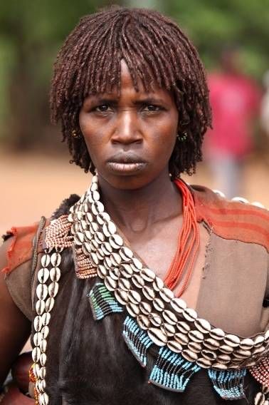 Женщина воин племени Hamer (Хамер)