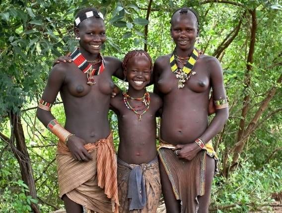 Девушки племени Hamer (Хамер)