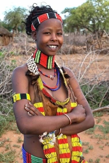 Женщина племени Hamer (Хамер)