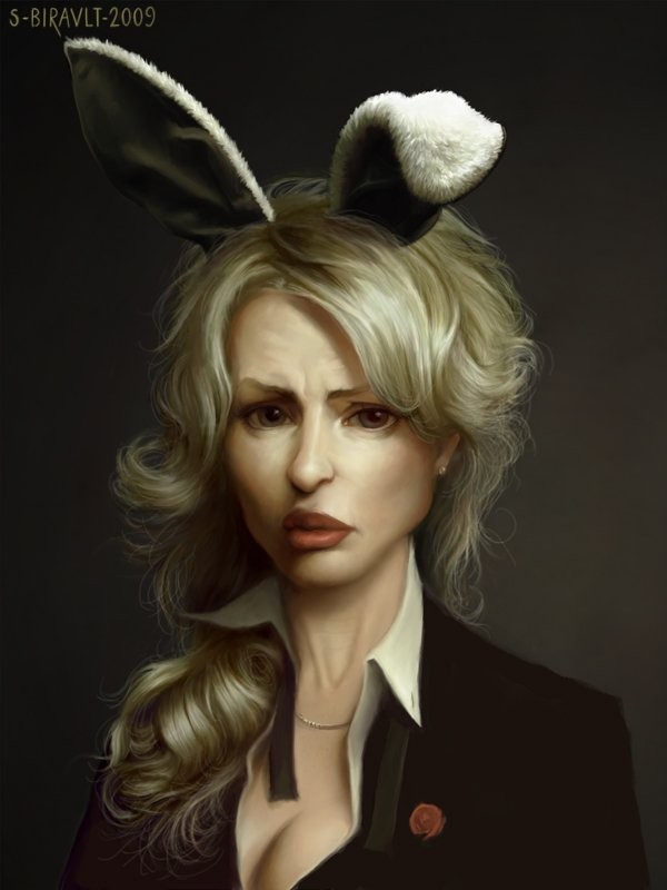 Пышногрудые музы на картинах Serge Birault