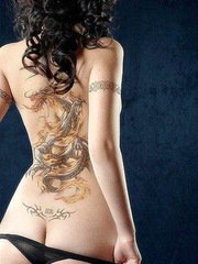 Татуировки на голом женском теле ( обновленно )