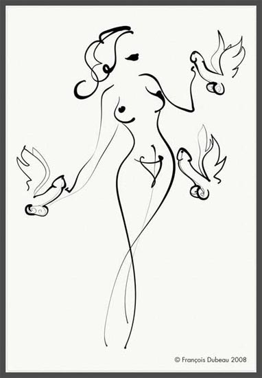 Эротические чернила Франсуа Дюбо