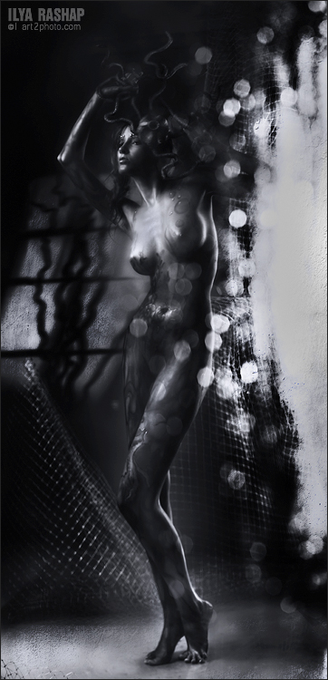 Боди-арт и Даша Холодных