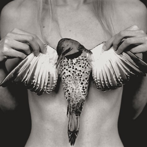 Птичку жалко :((( Но по сиськами хороша