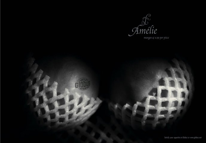 Эротическая реклама фруктов